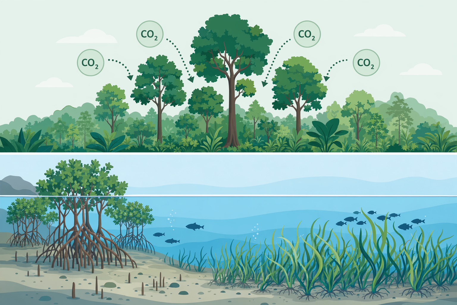forest-blue-carbon hero illustration